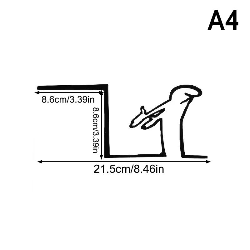 Minimalist La Linea Switch Sticker Cartoon Character Power Switch Decal Line Drawing Design Wall Decor For Home, Office, Cafe