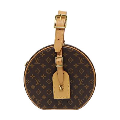 [Б/У] Petite Boite Chapeau Сумка на плечо из канвы Monogram с кожаной отделкой Средняя - Очень хорошее состояние #16W372A