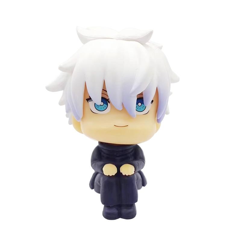 10cm Jujutsu Kaisen Anime FigureYuji Itadori Gojo Satori Fushiguro Megumi Kugisaki Kawaii Toy PVC Model Action Figure Gifts