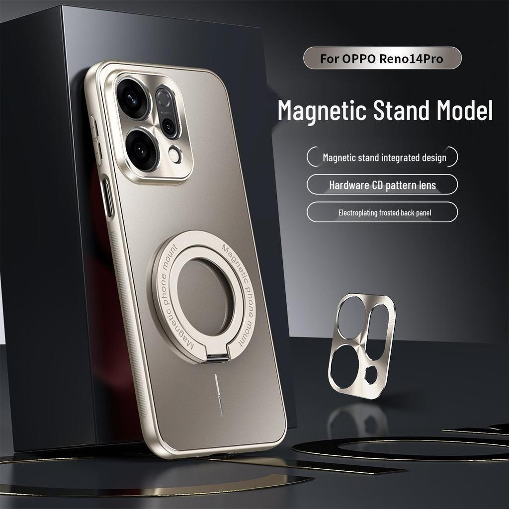 Чехол для телефона Oppo Reno14/Reno14 Pro с полной защитой от падений, защитой камеры и поддержкой беспроводной автомобильной зарядки