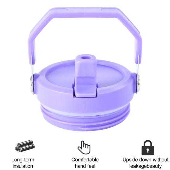 Крышка чашки 20 унций 30 унций с хорошим уплотнением, герметичная, пищевая, с отверстием для соломинки и ручкой, без запаха, толстая сменная крышка для стакана, крышка для чашки