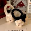 Cat Shaped Plush Ear Cover Cute Star Design Cat Earmuffs Ear Protection Accessories  Student
