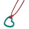 Sweet Hollow Heart Pendant Necklace Party Jewelry Fashion Statement Choker Simple Colorful Cord Collar Necklace
