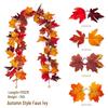 Artificial Maple Leaf Vine Fall Decoration for Thanksgiving and Halloween Wall Hanging