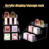 Прозрачная акриловая стойка для демонстрации, многослойная, прочная, несущая, простая в сборке, органайзер для духов, универсальная стойка для демонстрации, полка