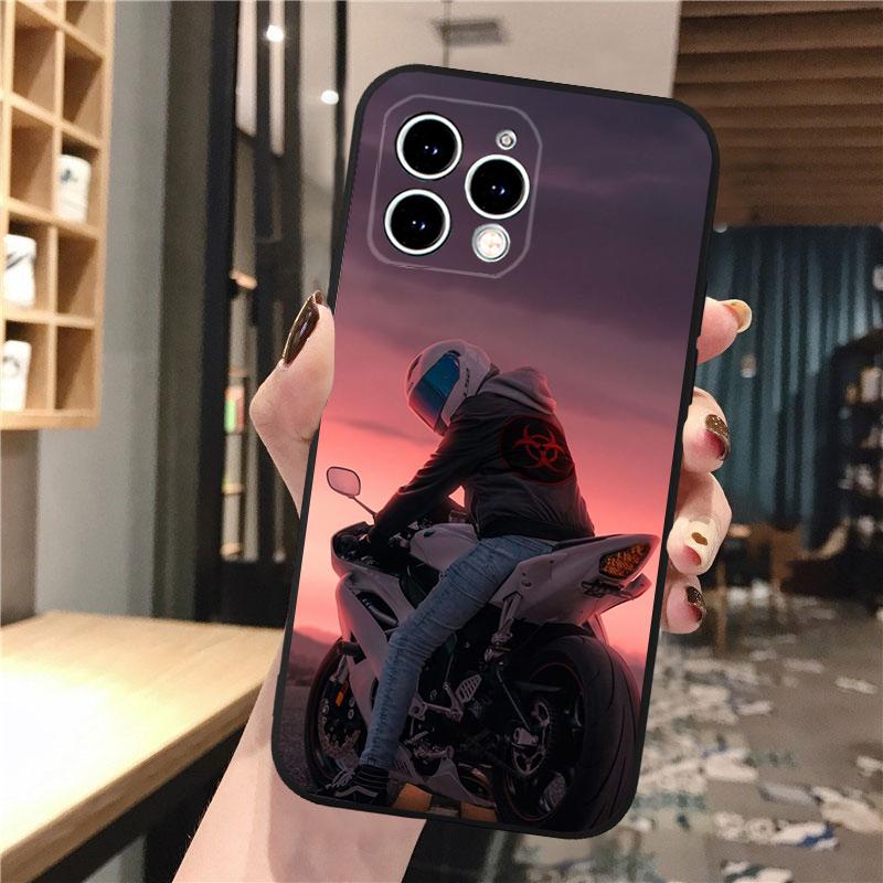 Чехол для телефона на мотоцикл Для iphone 17 Pro Max Air 16 15 14 13 Pro Max 15 16 Pro 15Plus