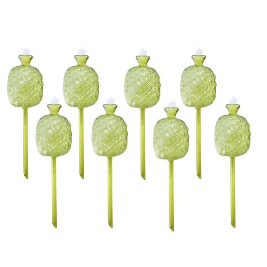 Юшенг Самополивающийся шар Дизайн ананаса Автоматические поливочные шары для растений Вставка для кашпо Устройство для полива с медленным высвобождением для комнатных горшечных растений Когда