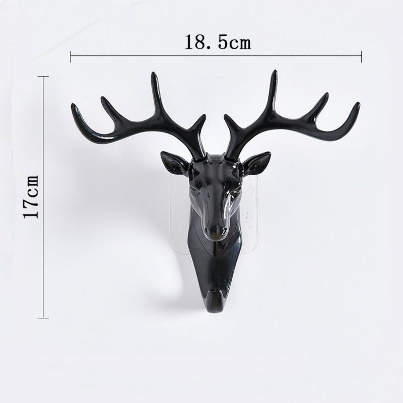 Animal Head Shape Wall Decor Hooks Household Decor Hanger Wall Coat Keys Bags Clothes Seamless Hook