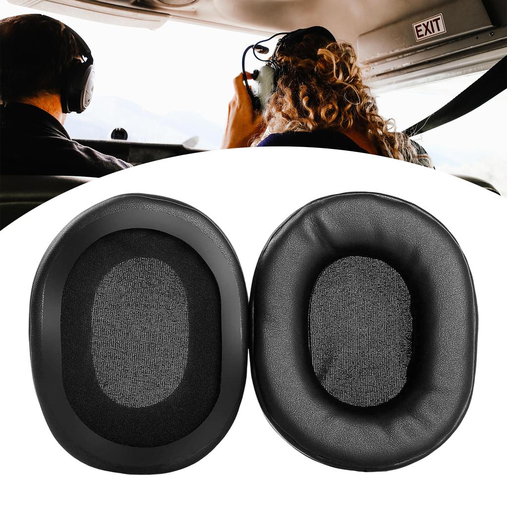 1Pair Earpads Replace Protein Leather Earpads Ear Cushions Sponges Cover Earmuffs for Thomson WHP3311BK/WHP3311W Headphones