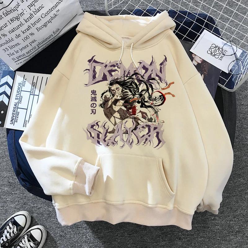 Манга Клинок, рассекающий демонов Толстовка Harajuku Японская анимация Каваи Свитшот Анимация Тандзиро Камадо Нэдзуко