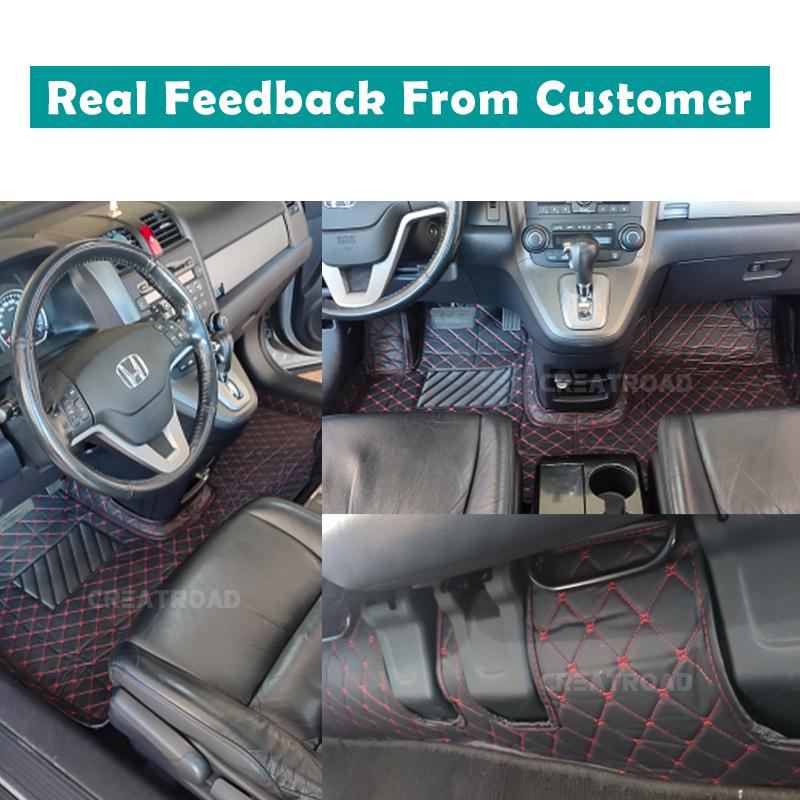 Автомобильные коврики для пола для Honda CRV 2007 2008 2009 2010 2011 Подножки Автомобильный Ковер Покрытие аксессуары для интерьера