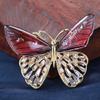 Blucome Shining Gradient Wings Butterfly Brooches for Women Top Quality Luxury Butterfly Office Party Brooch Pins