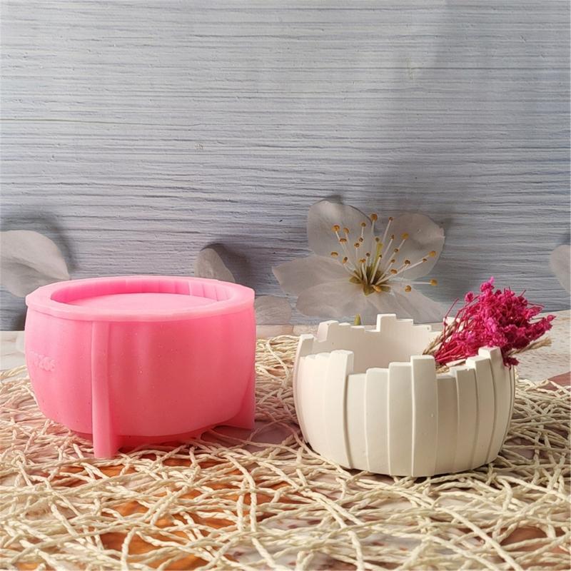 Гибкий Прочный Силиконовый Молд Аксессуар для Уникальной Неправильной Гипсовой Чаши для Хранения Художественные Ремесленные Принадлежности Домашний Декор