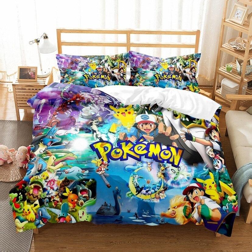 Galaxy Sport Team Bedding Set 3pcs Twin Size Comforter Cover Sheet Pillowcase Digital Printed Fan Bed Set