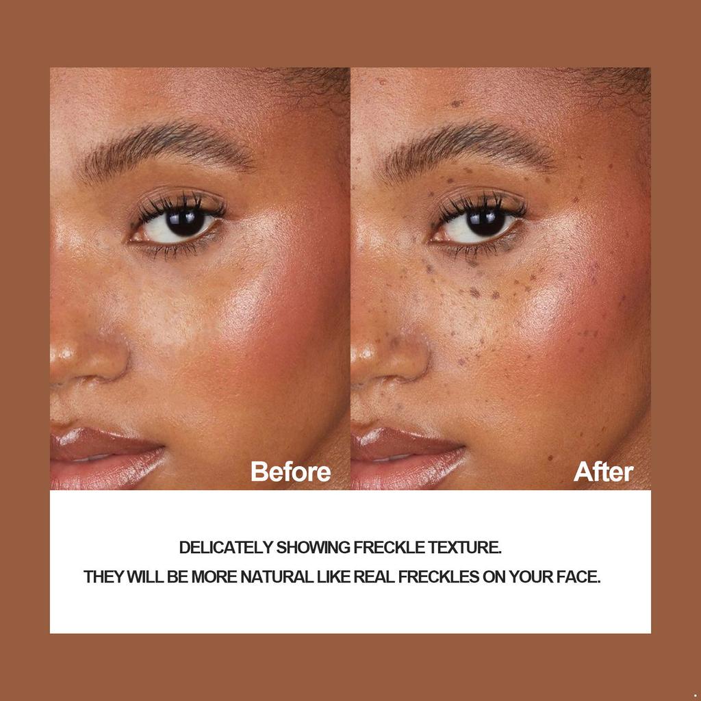Freckle Effect Stamp Pen for Makeup - Smudge-Proof Quick-Drying Formula, Waterproof Wear, Realistic Facial Beauty Application
