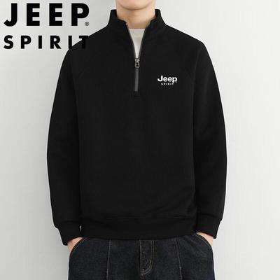 Мужской повседневный свитшот с полувысоким воротником JEEP SPIRIT