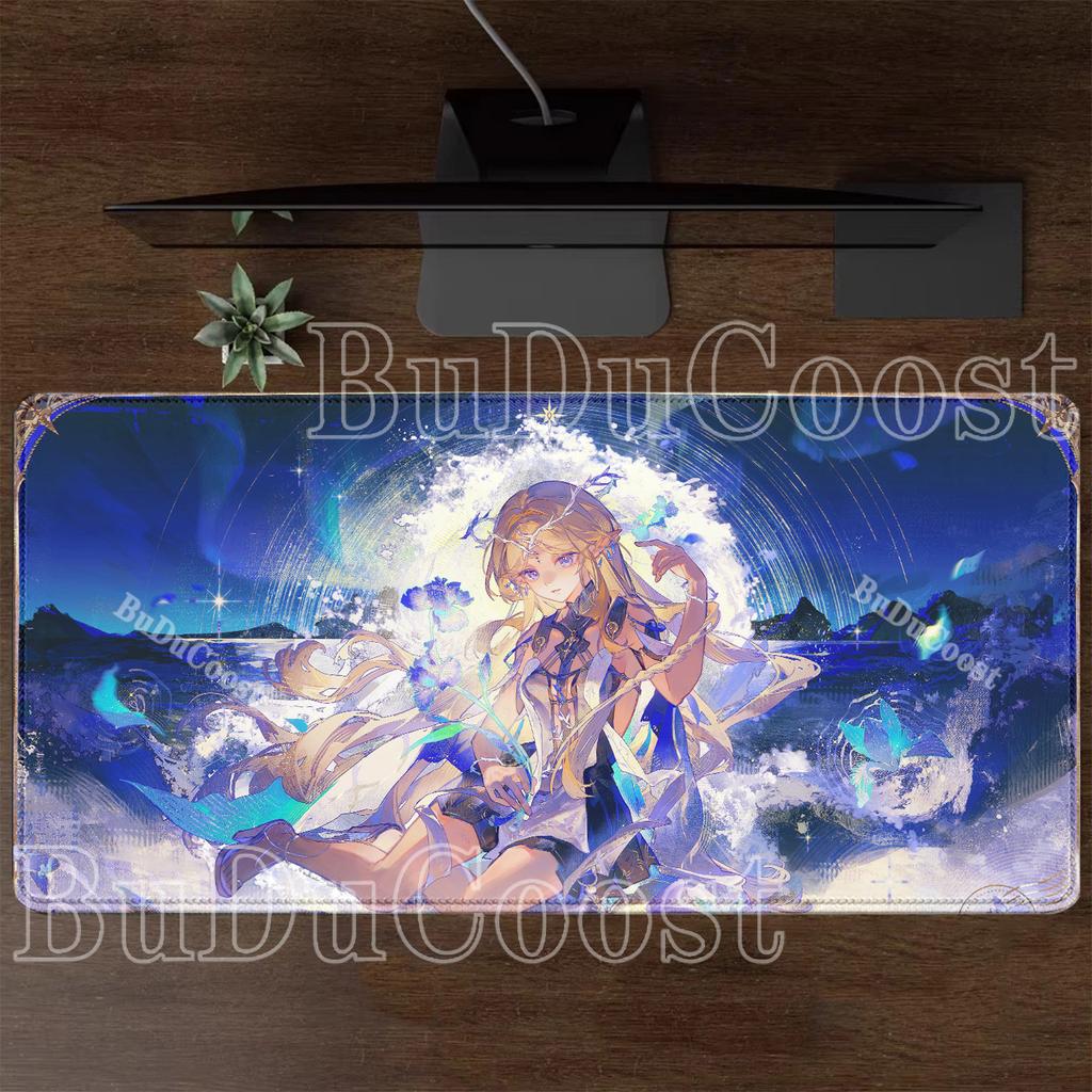 PC Gaming WuWa Fleurdelys Cartethyia Wuthering Waves Mousepad HD Printing Office Mouse Pad Anime Sexy Girl Keyboard XXL Desk Mat