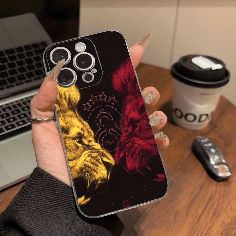 Футбольная команда Галатасарай Чехол для телефона для IPhone 17 16 15 14 13 12 11 Pro Max Plus Мягкий чехол Персонализированный Сделай сам