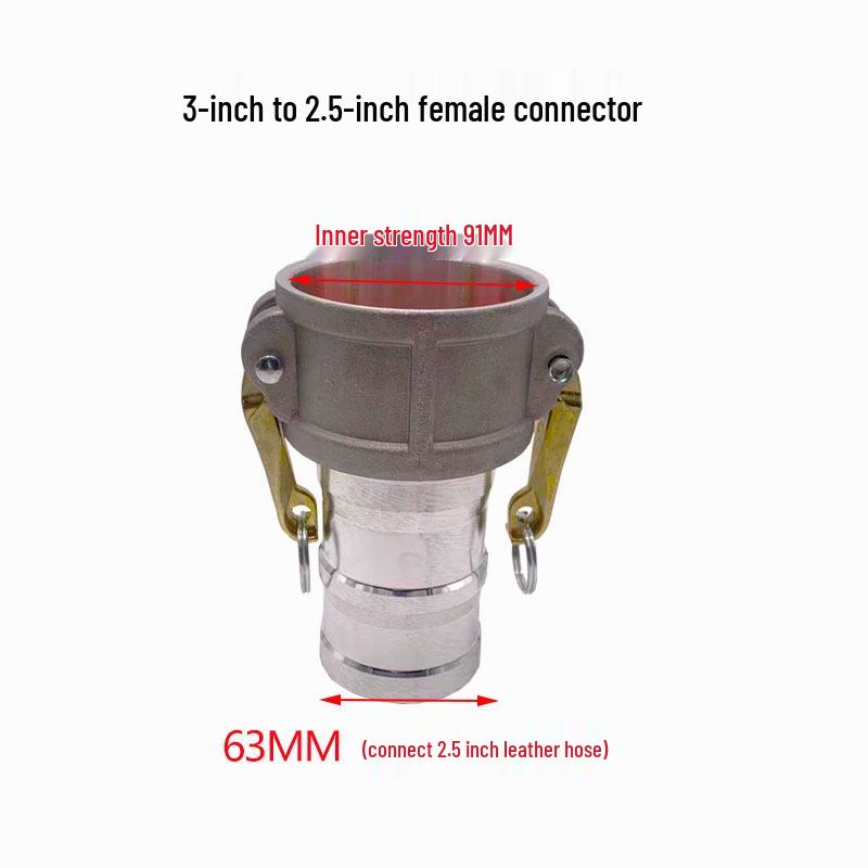 Aluminum Alloy Type C Male & Female Quick Coupler Hose Fittings with Reducing Lever