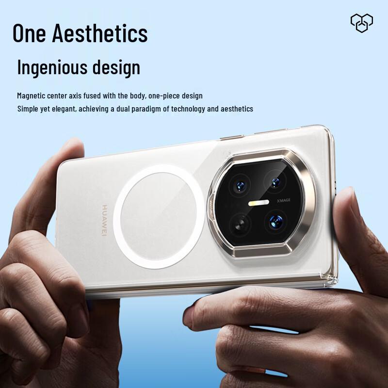Складной чехол для телефона Huawei Mate X7 с защитой магнитного шарнира