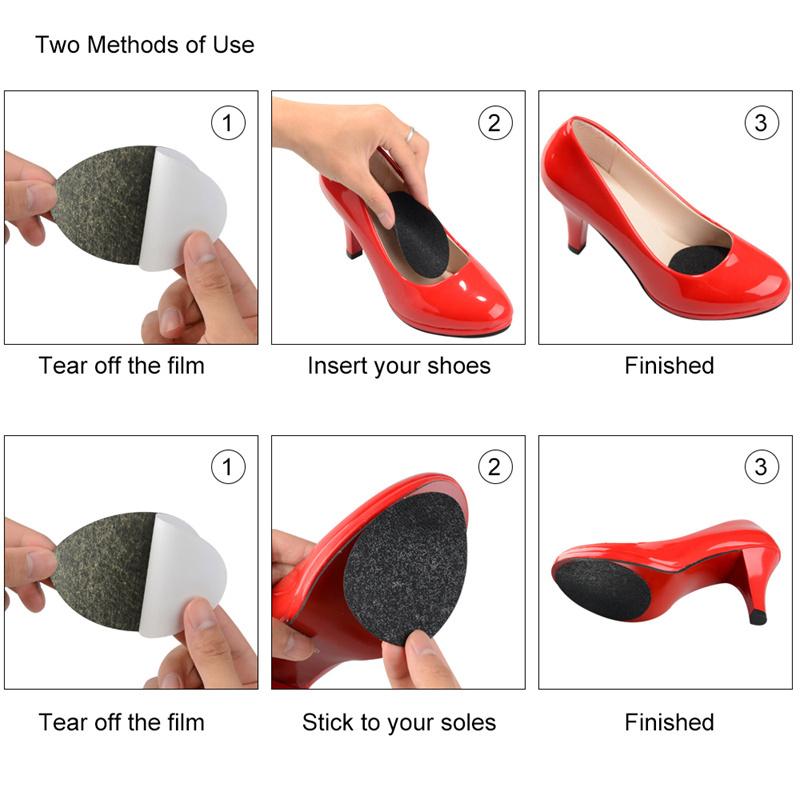 Shoe Sole Self-Adhesive Stickers for Women High Heel Forefoot Pads Durable Outsoles Protector Patch Wear-resistant Cushion Mat