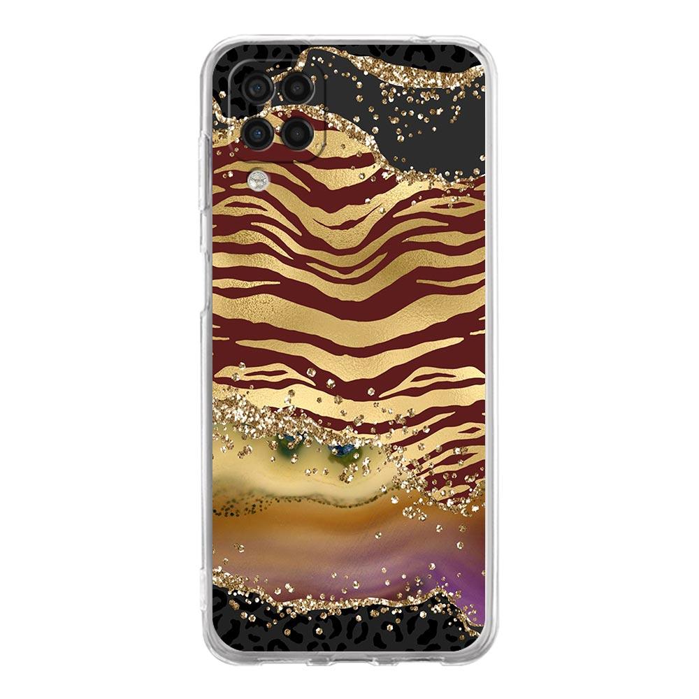 Чехол для телефона Agate Marble для Samsung Galaxy A51 A71 A21S A12 A11 A31 A41 A03S A13 A33 A73 A53 A52 A32 5G A23 Мягкий прозрачный чехол