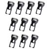 10pcs Cold-rolled Steel Panel Lamp Spring Clip Black Lamp Circlip Mounting Bracket  Electrician