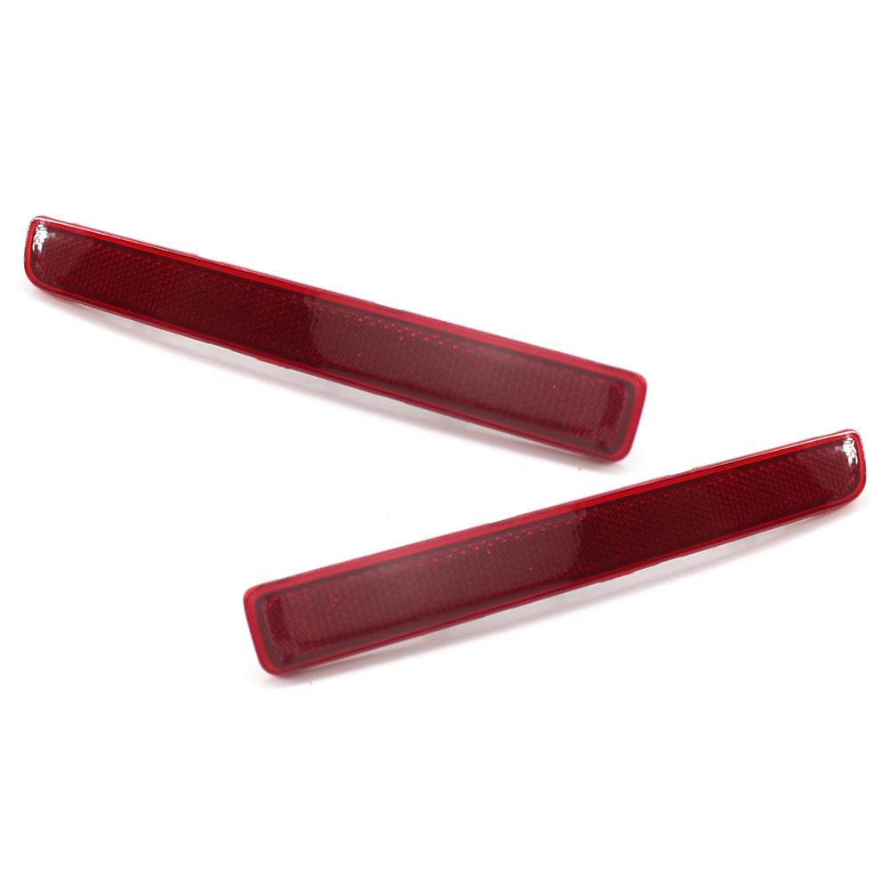 1 пара автомобильных отражателей заднего бампера, красная предупреждающая полоса для линз для Land Rover Discovery 3 Discovery 4 Range Rover Sport