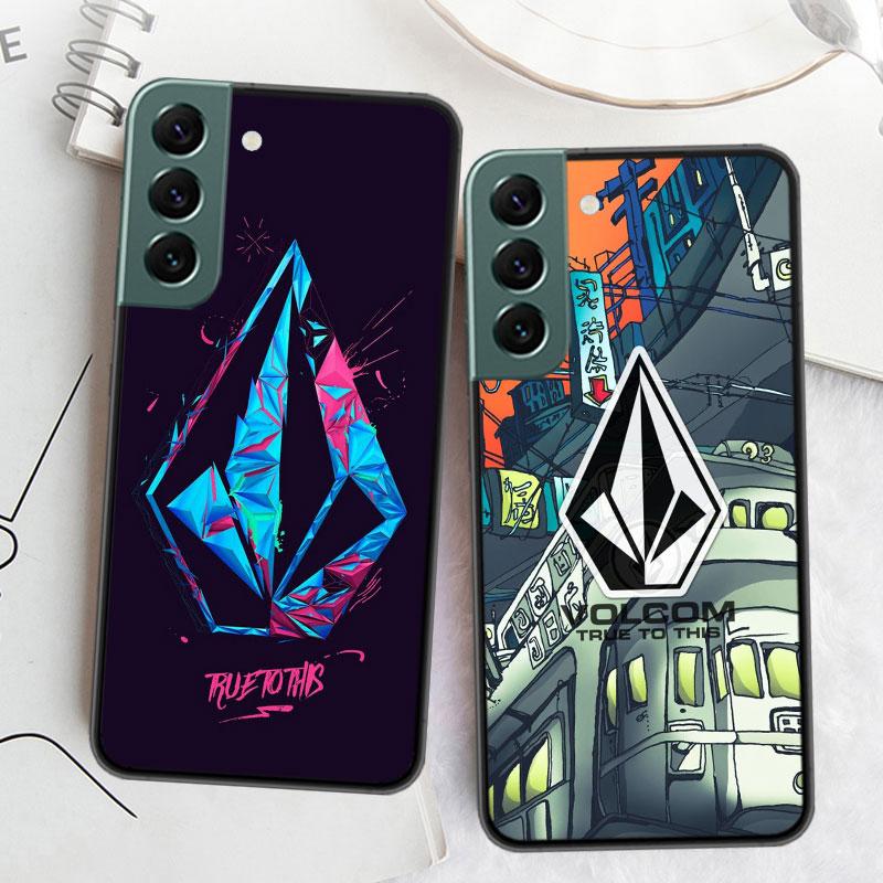 Volcom Logo Phone For Samsung S25 Edge Galaxy S22 Ultra S21 S10 S9 Plus S20 S23 S24 FE Case S10E Cover Silicone Soft Coque Funda