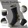 5 пар женских и мужских шерстяных носков, шерстяные носки для походов, мягкие теплые зимние повседневные влагоотводящие носки для дома и улицы