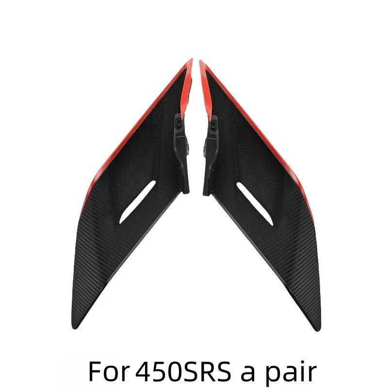 FOR CFMOTO 450SR 450SRS Moto Accessories Side Downforce Naked Spoilers Fixed Winglet Fairing Wings Deflectors Motorcycle Parts