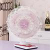 All-inclusive Fan Dust Cover Round Floral Floor Fan Covers Protective Dust Cover Bedroom