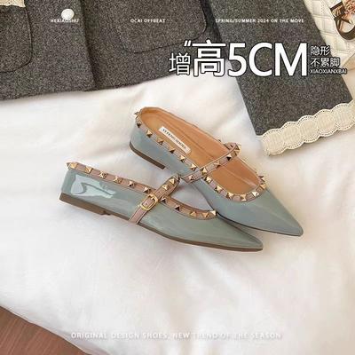 Остроносые туфли-лодочки на плоской подошве женские летние с мелким вырезом, с внутренней платформой, на мягкой подошве, туфли Мэри Джейн, маленькие кожаные туфли