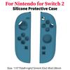 Для Nintendo Switch 2 Рукоятка-держатель для контроллеров Joy-Con Силиконовый защитный чехол Противоскользящие защитные накладки для игрового контроллера NS 2