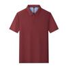 Solid Color T-Shirt Summer Women's and Men's Lapel Short Sleeve YG-258/256