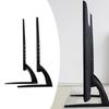 TV Stand Mount Holder Load Bearing Capacity Black Base Pedestal Feet Universal Legs Table