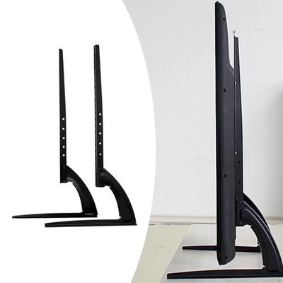 Подставка для телевизора Держатель Несущая способность Черная база Ножки пьедестала Универсальные ножки Стол