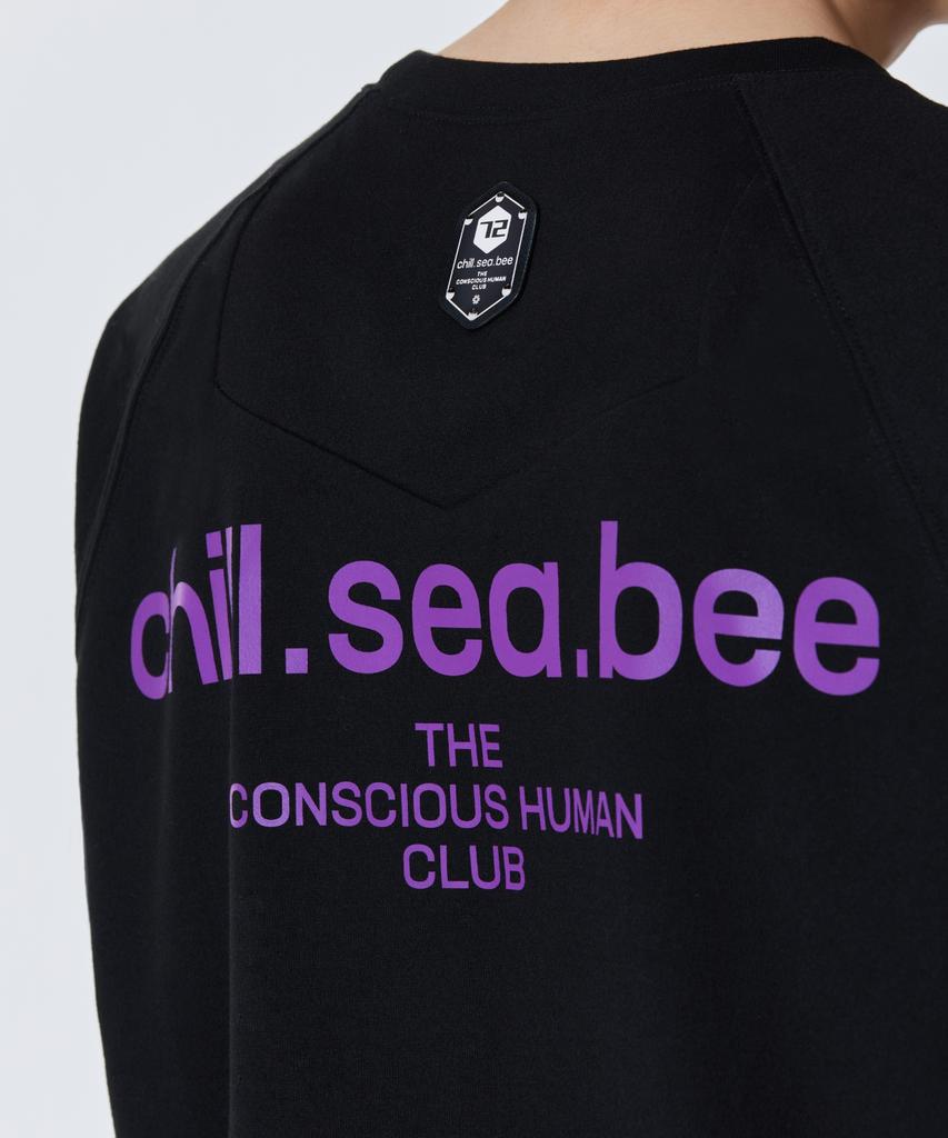 CHILLSEABEE [Ores] Базовая футболка с коротким рукавом и рукавами реглан.