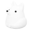 Cute Fox Night Light Silicone Tap Control USB Rechargeable Animal Nursery Night Lamp for Bedroom Dorm Decor