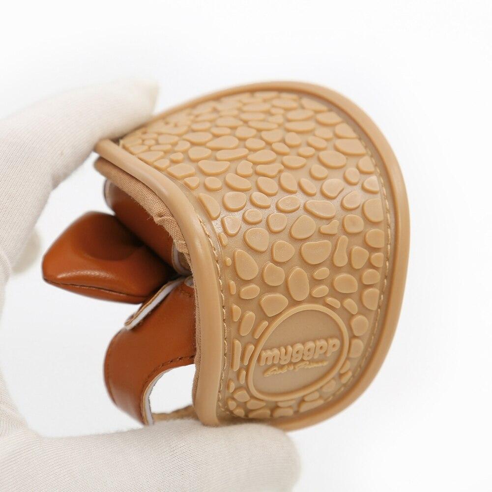 Summer Infant Baby Sandals Shoes PU Leather Bowknot Toddlers Newborn Girls Sandals Kids Girls Flat Footwear 0-18M