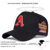 Men Letter A Embroidered Side WORLD Five-faced Hat Baseball Cap Outdoor Adjustable Sunscreen Leisure Hat Spring Autumn Travel Tourism Beach Vacation