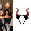Современный головной убор с дьявольскими рогами Удобные костюмные повязки на голову для театральных представлений, для энтузиастов косплея