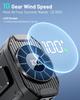 Waist Clip Fan Portable Mini Hanging Neck Fan USB Rechargeable Fan Small Outdoor Camping Waist Fan with Power Bank LED Light