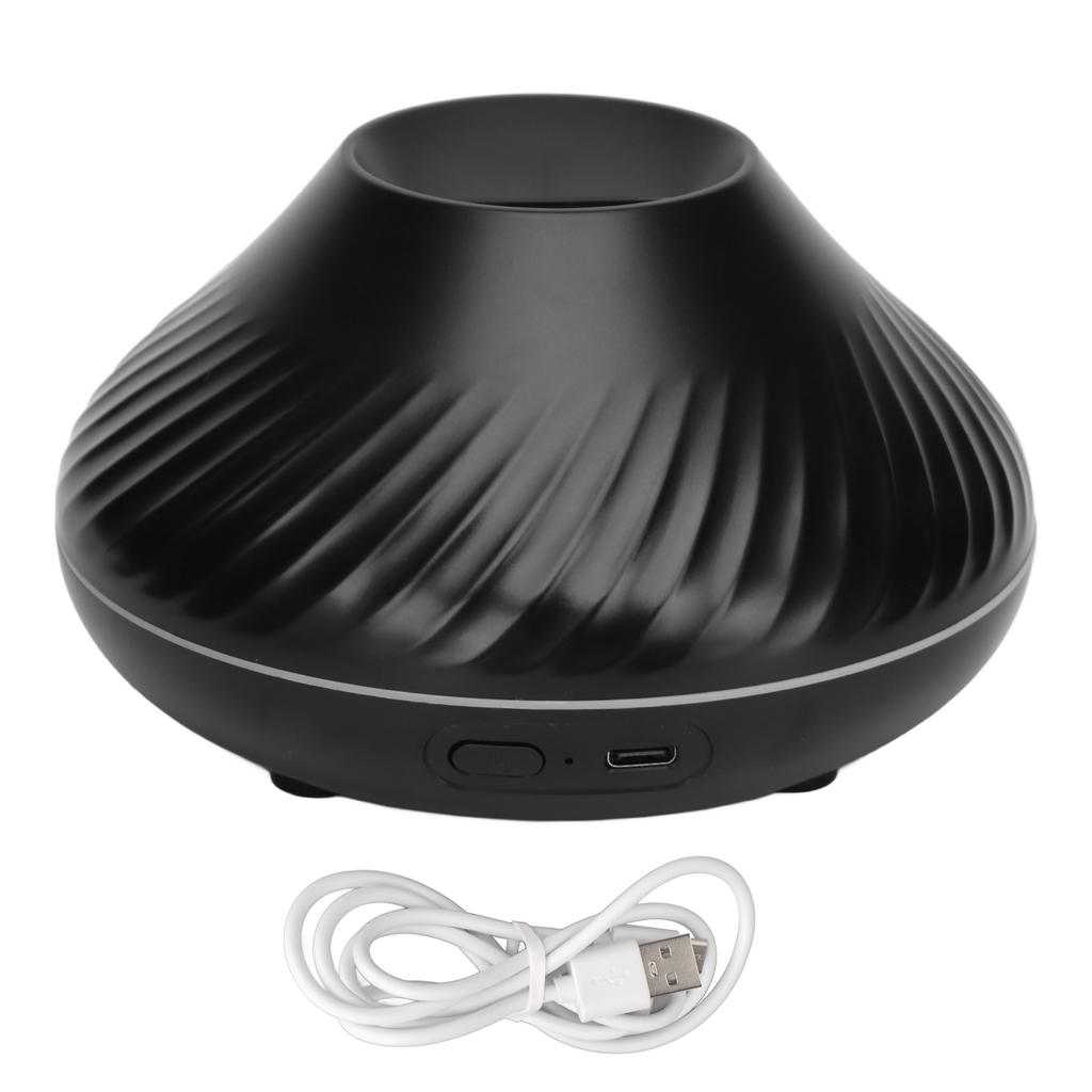 Flame Diffuser 130ML USB Power Colorful Anti Slip Base Auto Off Desk Humidifier for Family