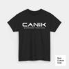 Футболка CANIK Superior Firearms USA Классическая Черная Белая Темно-синяя Хлопковая