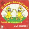 7-дюймовая пластинка JJ. LIONEL La Danse Des Canards DPX762 Disques Desse 1981 Франция Поп Б/у