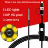 AN100 Inspection Camera High Clarity Detect Instruments 3-in-1 High Clarity 3.9mm Endoscope for Mobile Phone
