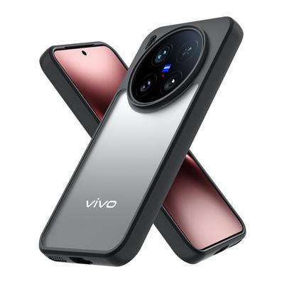 Для чехла Vivo X300 для чехла Vivo X300 TPU Чехол для телефона Простой черный матовый чехол Защищающий от отпечатков пальцев чехол для телефона Для Vivo X300