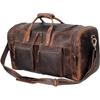 Vintage Duffel Classic Style with Modern Outlook Retro Thick Full Grain Cowhide Handmade Airplane Underseat Carry On Bags