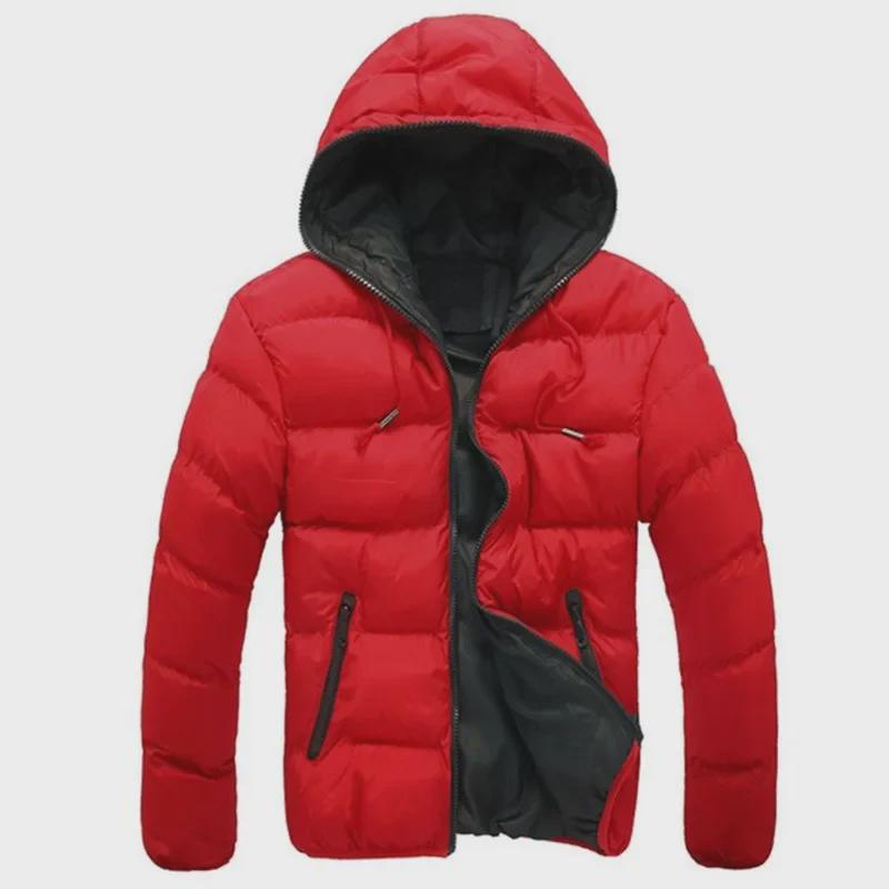 Men's Lightweight Down Jacket: Slim Fit Casual Hooded Jacket for Autumn/Winter Youth Trend